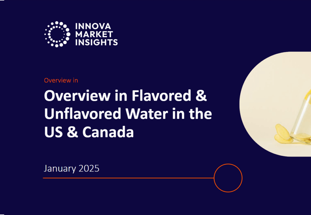 Flavored and unflavored water trends in US